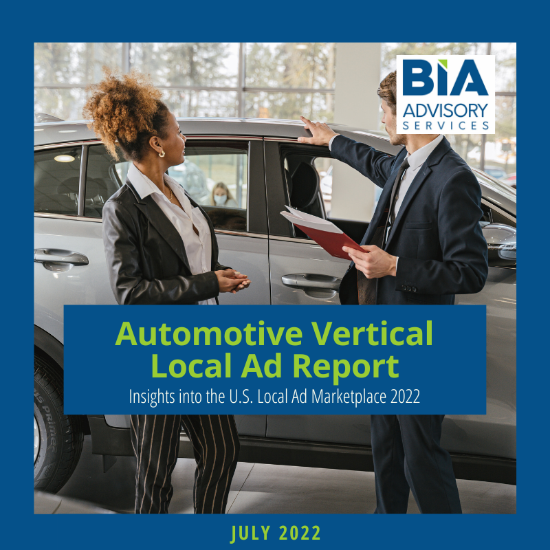 Insights into Local Advertising Automotive Vertical BIA Online Store